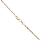 9ct Yellow Gold 0.65ct Brilliant Cut Diamond Two Stone Pendant and Chain 18"