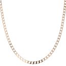 9ct Yellow Gold Square Curb Chain 20"