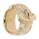 9ct Yellow Gold Heavyweight Buckle Ring