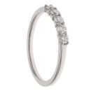 18ct White Gold 0.33ct Brilliant Cut Diamond Five Stone Ring