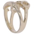 9ct Yellow Gold Knuckle Duster Signet Ring
