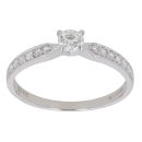 18ct White Gold 0.50ct Brilliant Cut Diamond Solitaire Ring