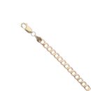 9ct Yellow Gold Curb Bracelet 8"