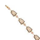 14ct Yellow Gold Ruby Turtle Fancy Bracelet 8"