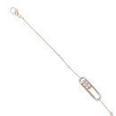 18ct White Gold 0.10ct Brilliant Cut Diamond Messika Baby Move Bracelet 7"