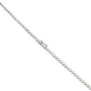 18ct White Gold 1.00ct Brilliant Cut Diamond Tennis Chain 18"
