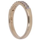 9ct Yellow Gold Cubic Zirconia Eternity Ring