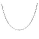 Silver Panza Curb Chain 20"
