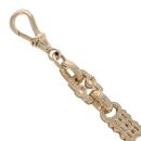 9ct Yellow Gold Children's Patterned Stars And Bars Bracelet 5"