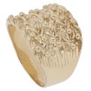 9ct Yellow Gold Five Row Keeper Ring