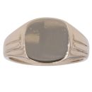 9ct Yellow Gold Square Plain Signet Ring