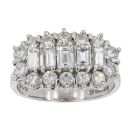 18ct White Gold 2.00ct Diamond Cluster Ring