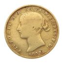 1858 Victoria Young Head Australia Half Sovereign Coin