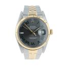 Rolex Custom Datejust 'Wimbledon' Pre Owned Watch Ref 16013