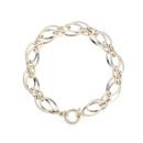 14ct Yellow Gold Oval Link Bracelet 7.5"