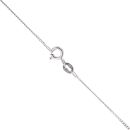 9ct White Gold Crucifix Pendant and Chain 18"