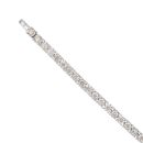 9ct White Gold 5.00ct Diamond Tennis Bracelet 7"