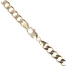 9ct Yellow Gold Curb Chain 18"