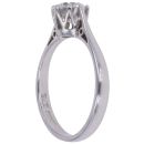 18ct White Gold 0.73ct Brilliant Cut Diamond Solitaire Ring