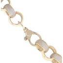 9ct Yellow Gold Cubic Zirconia Belcher Chain 24"