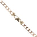 9ct Yellow Gold Square Curb Chain 20"