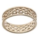 9ct Yellow Gold Celtic Wedding Band 6mm