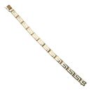 14ct Yellow Gold Greek Key Bracelet 7"