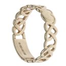 9ct Yellow Gold Celtic Hearts Ring