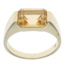 9ct Yellow Gold Citrine Single Stone Ring