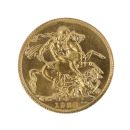 1928 George V Large Head South Africa Full Sovereign Coin