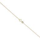 14ct Yellow Gold Cubic Zirconia And Pink Stone Heart And 18" Chain