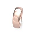 18ct Rose Gold Traditional Court Wedding Band 6mm