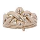 9ct Yellow Gold Four Piece Puzzle Ring