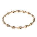 9ct Yellow Gold Twist Bangle