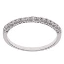 Silver Cubic Zirconia Half Eternity Ring By Icesia