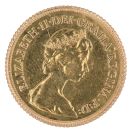 1982 Elizabeth II Decimal Portrait UK Half Sovereign Coin