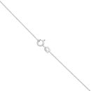 9ct White and Rose Gold Cubic Zirconia Inter-linked Double Heart Pendant and Chain 18"