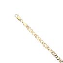 9ct Yellow Gold Celtic Fancy Bracelet 7.5"