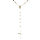 9ct Yellow Gold Rosary Beads 30"