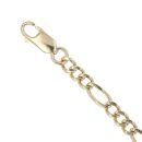 9ct Yellow Gold Figaro Bracelet 7.5"