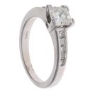 18ct White Gold 1.50ct Princess Cut Diamond Solitaire Ring