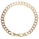 9ct Yellow Gold Curb Bracelet 8"