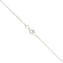 9ct Yellow Gold Aquamarine Solitaire Pendant and Chain 18"