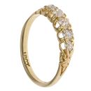 18ct Yellow Gold 0.40ct Brilliant Cut Diamond Five Stone Ring