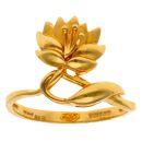22ct Yellow Gold Lotus Ring