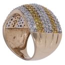 9ct Yellow Gold 2.00ct Brilliant Cut Yellow And Colourless Diamond Fancy Ring