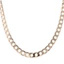9ct Yellow Gold Curb Chain 22"
