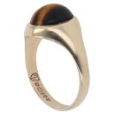 9ct Yellow Gold Tigers Eye Signet Ring