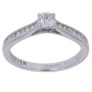 18ct White Gold 0.40ct Brilliant Cut Diamond Solitaire Ring