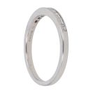 18ct White Gold 0.30ct Baguette Cut Diamond Half Eternity Ring